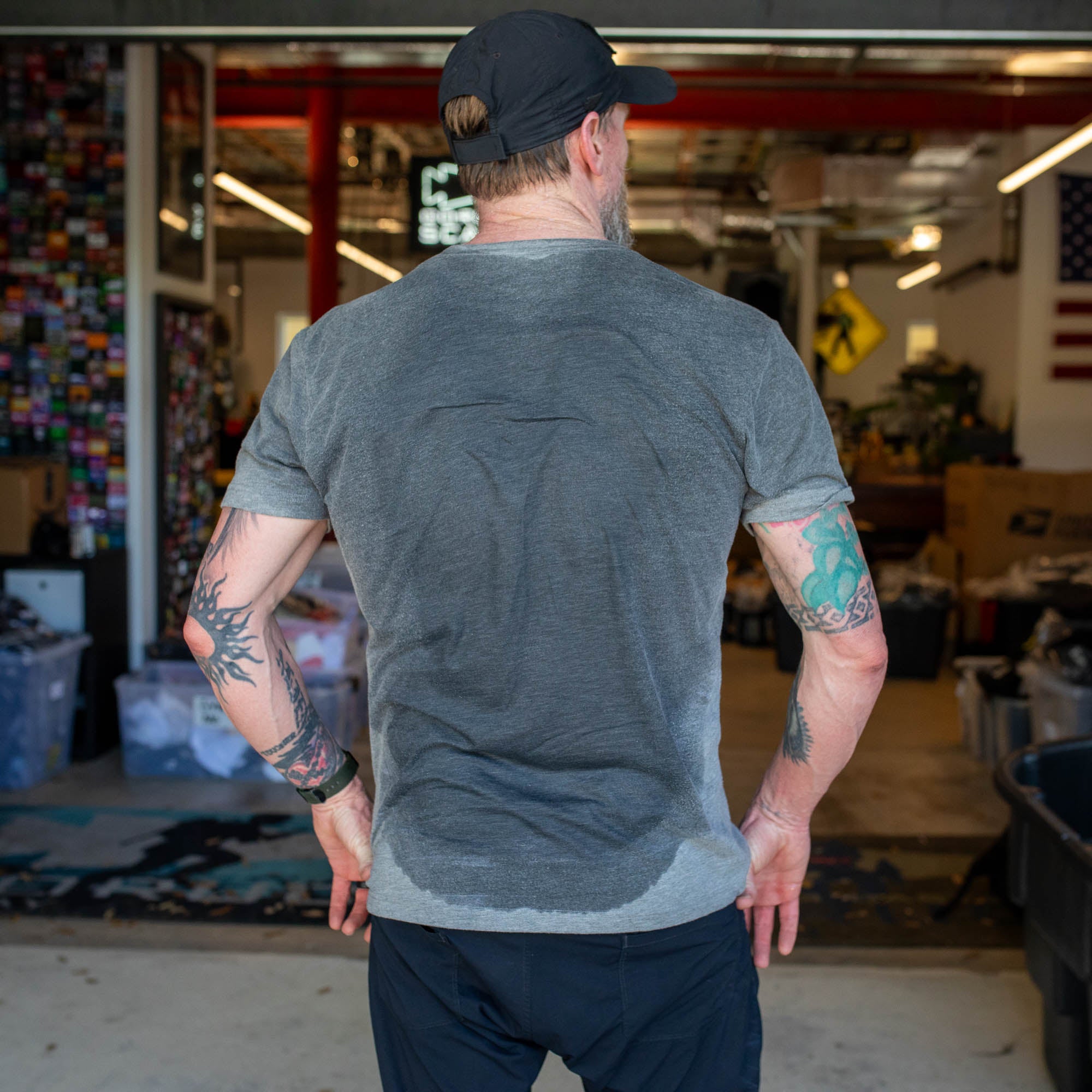 Short Sleeve Pocket Tee - Tri-BlendX - Image 8