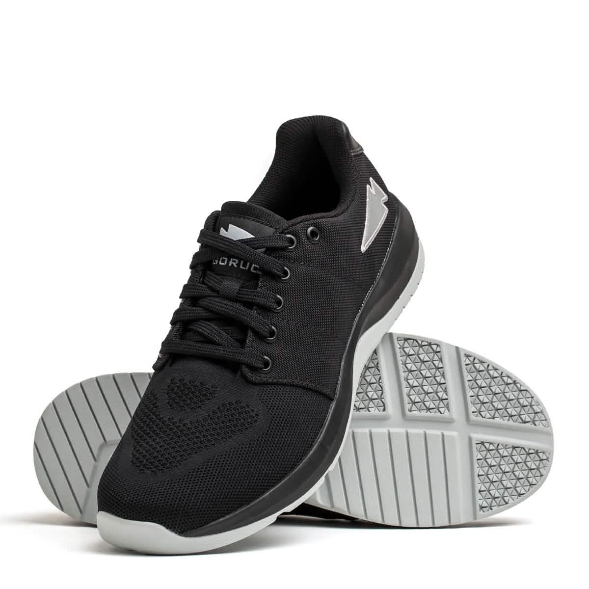 Women's Ballistic Trainers - Black + Glacier Grey - Image 4