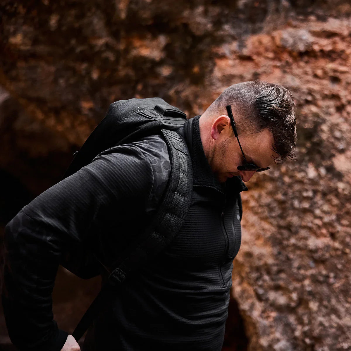 Men??s Half Zip - Polartec Grid Fleece - Image 4