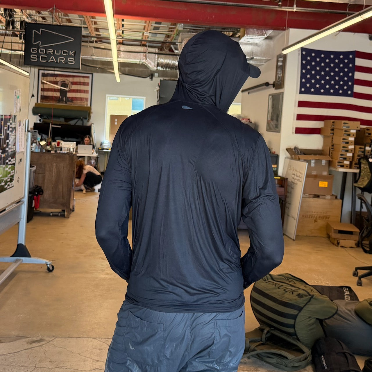 Men's USA Sun Hoodie - Full-Zip - ToughMesh - Image 6