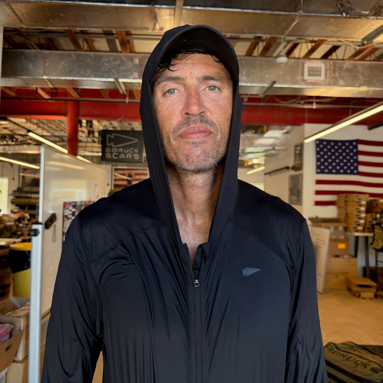 Men's USA Sun Hoodie - Full-Zip - ToughMesh - Image 8
