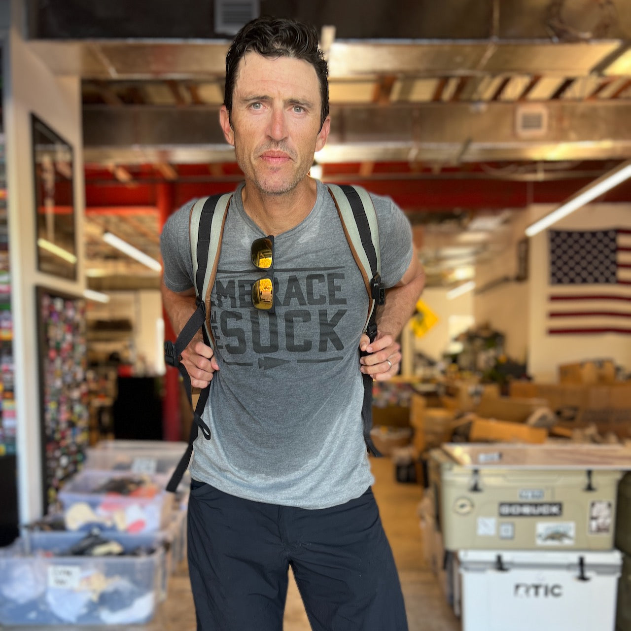 Embrace the Suck Tee - Tri-BlendX - Image 2