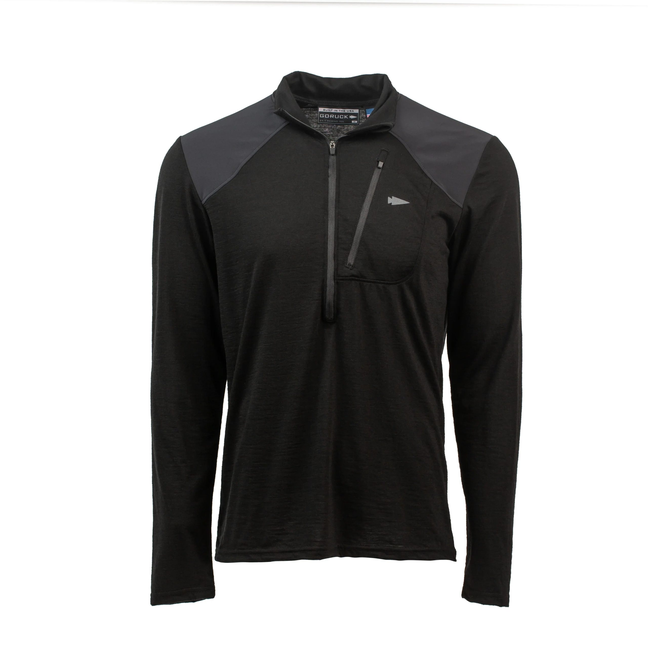 Men??s Commando Half Zip - Merino Wool - Image 2
