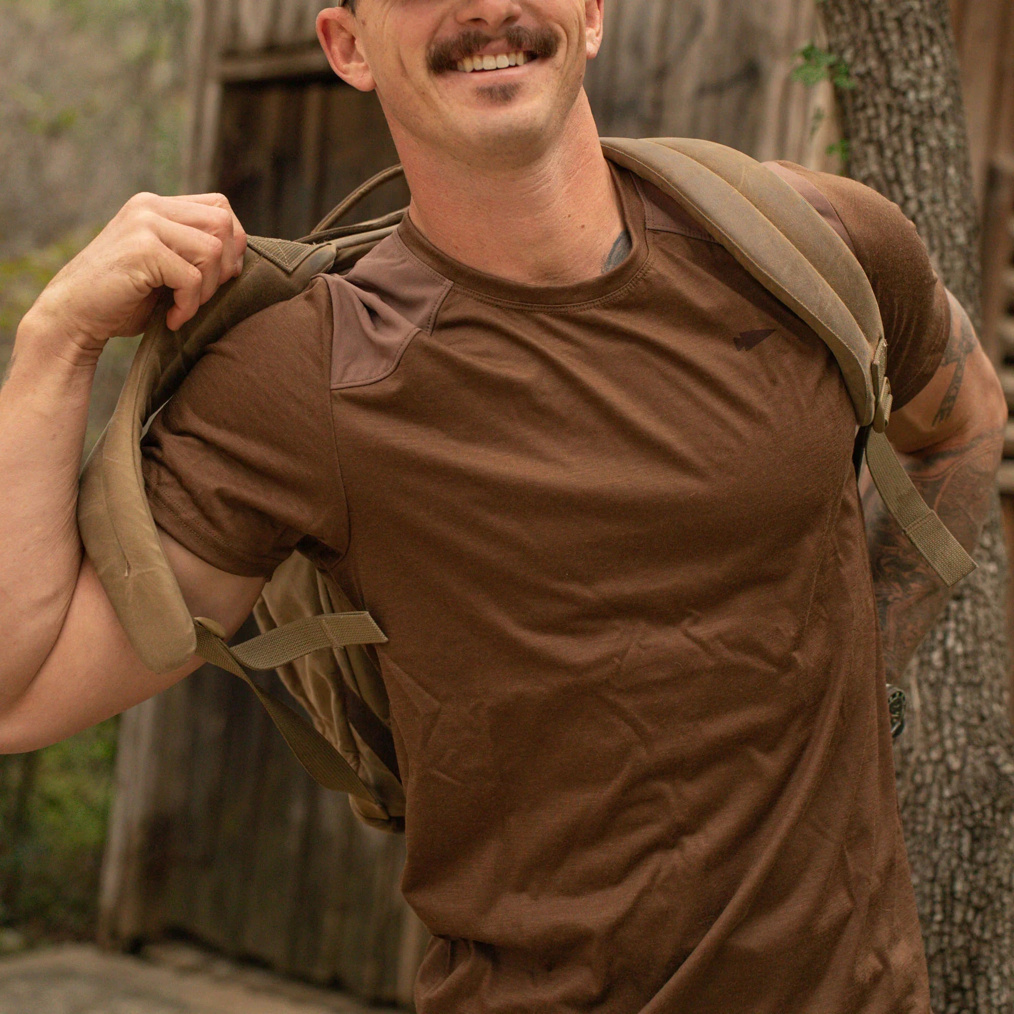 Men??s Commando Tee - Merino Wool - Image 17