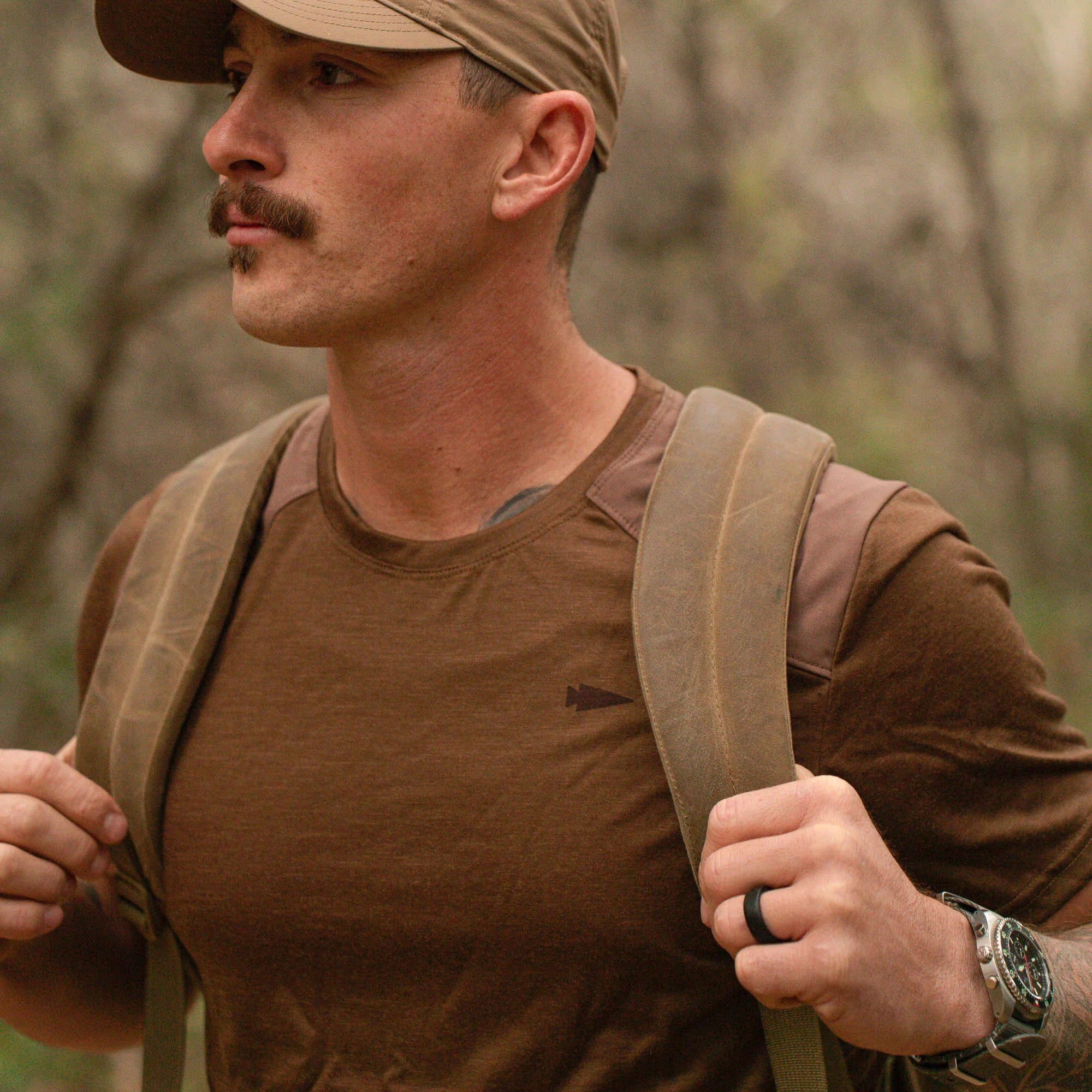 Men??s Commando Tee - Merino Wool - Image 16