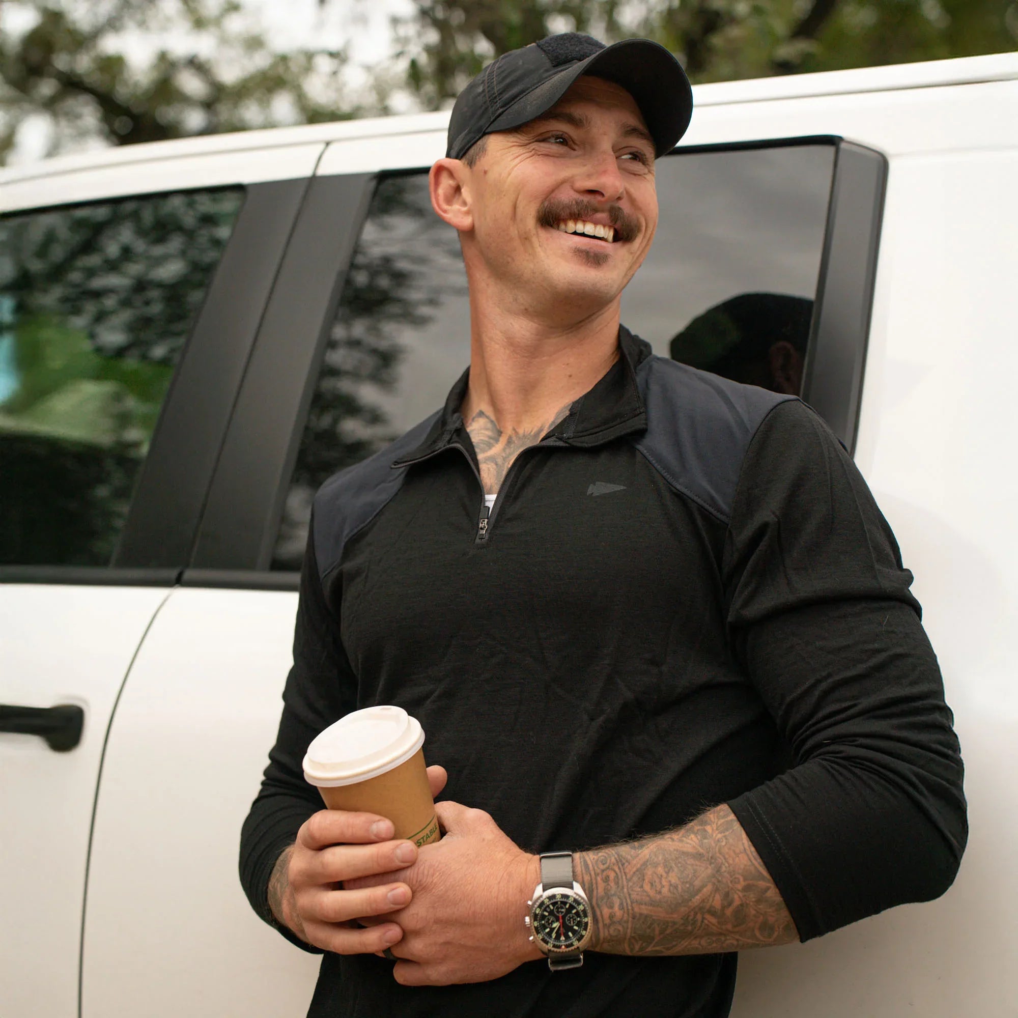 Men's Commando Quarter Zip - Merino Wool - Image 6