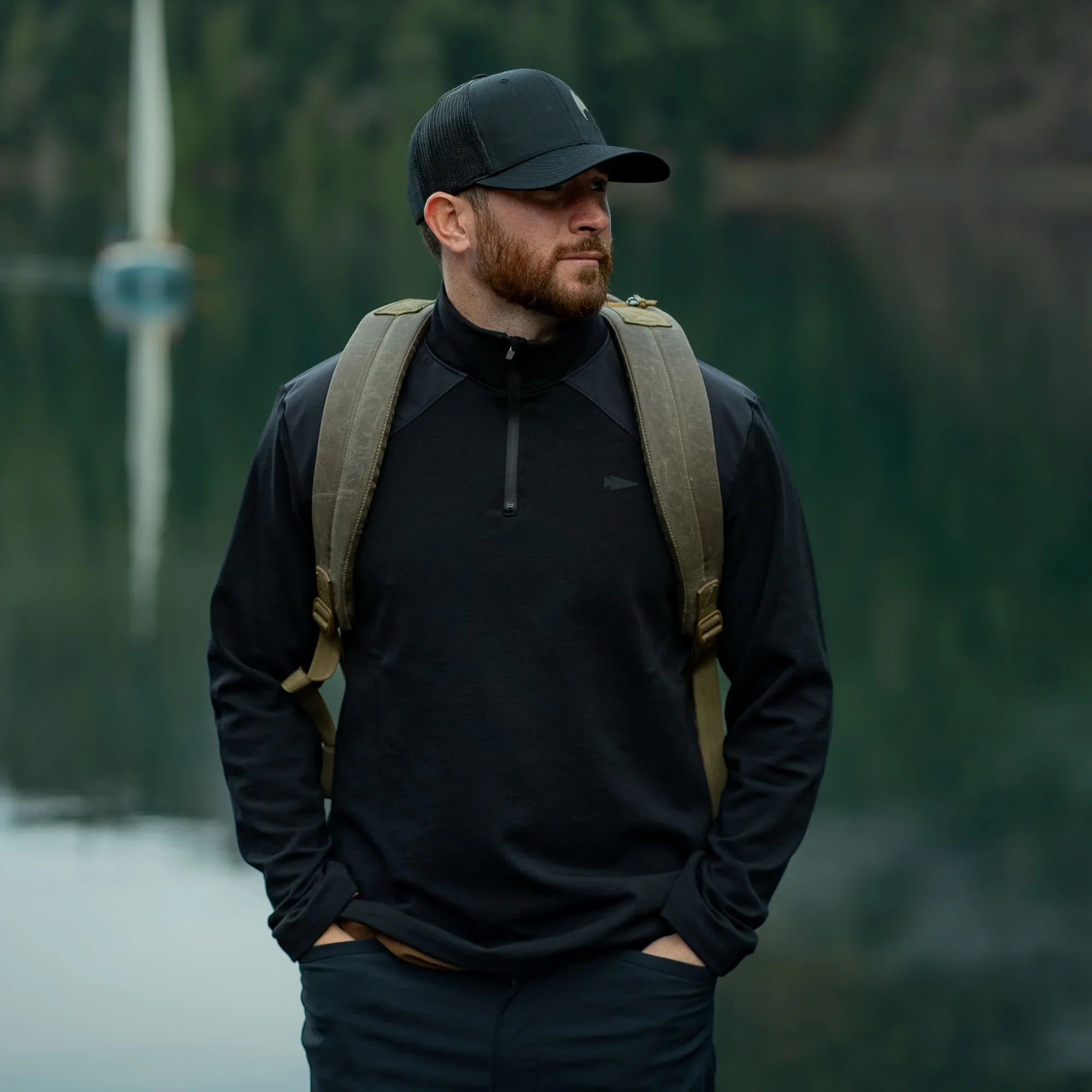Men's Commando Quarter Zip - Merino Wool - Image 23