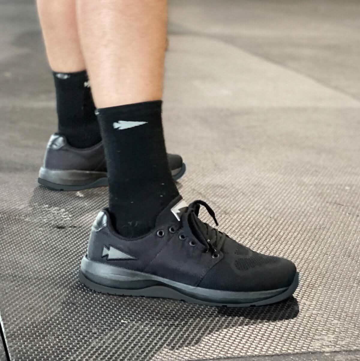 Men's Ballistic Trainers - Blackout w/ Black Reflective Spearhead - Image 7