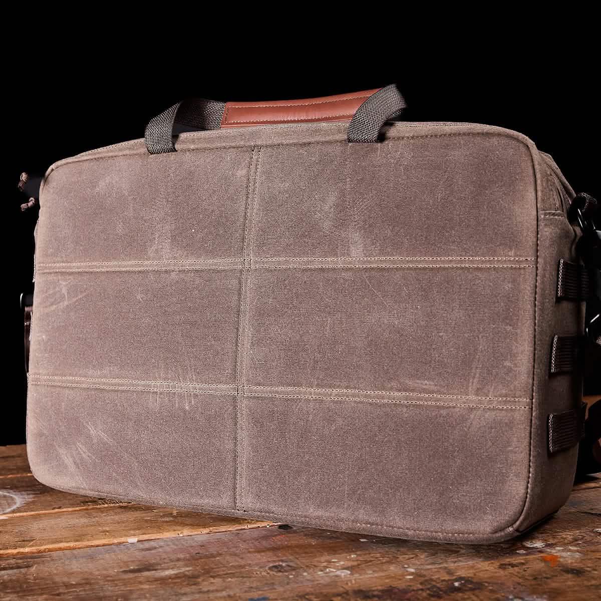 Shoulder Bag - Waxed Canvas - Image 10