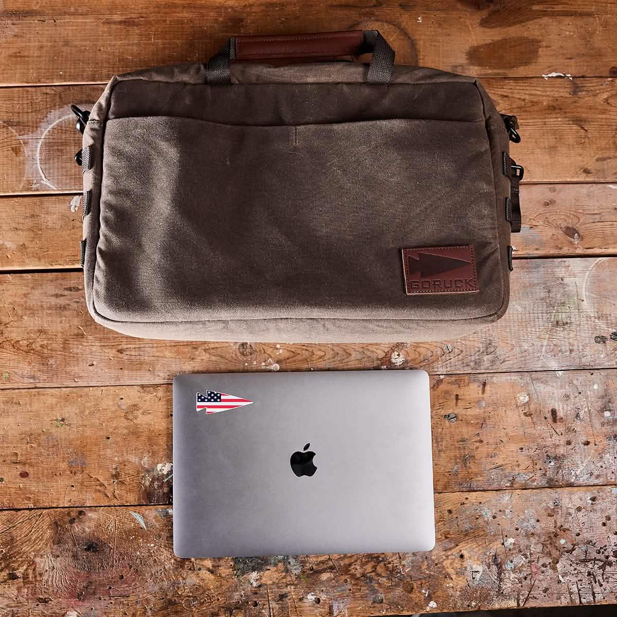 Shoulder Bag - Waxed Canvas - Image 9
